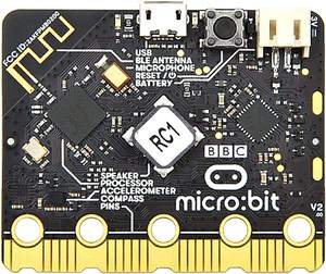 BBC Micro:Bit V2 scheda di sviluppo alligatore Clip Test Lead Set con altoparlante integrato e microfono programmazione fai da te