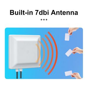 UHF RFID WIFI RS232 RS485 TCP/IP Wiegand26/34 UHF EPC Tag Reader 7dbi Antenna RFID UHF Card lettore integrato - Product Image 6
