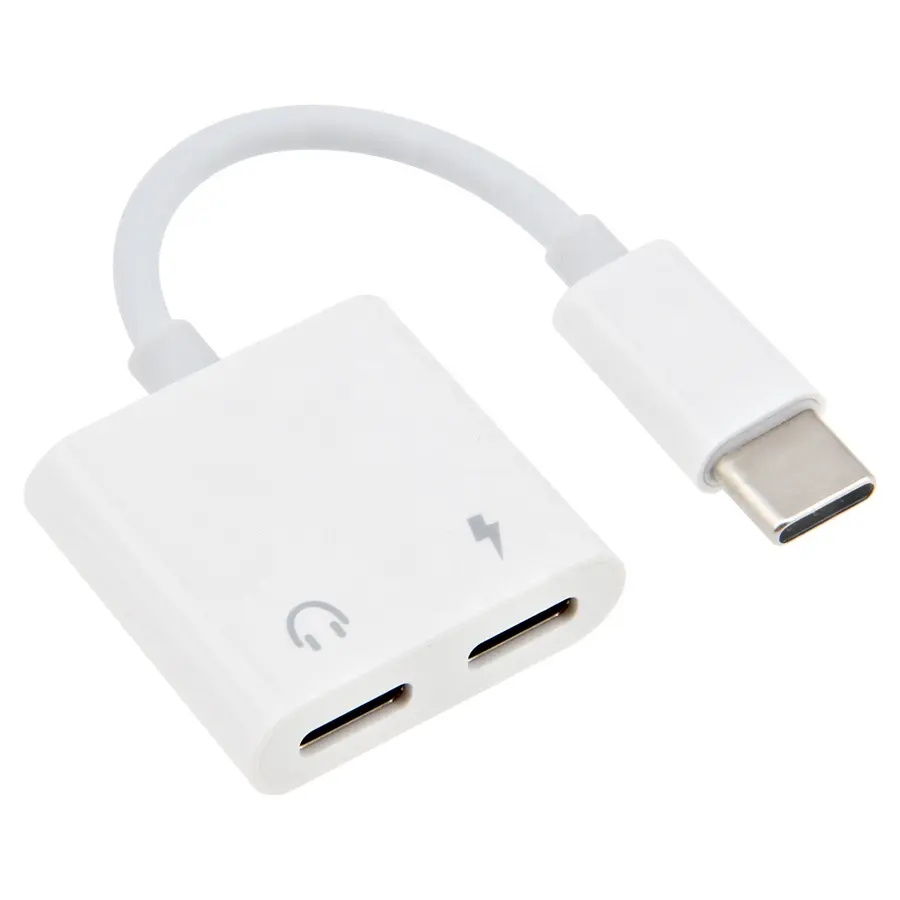 1 bis 2 Typ C Adapter Aux Kopfhörer adapter USB c auf 3,5mm Kopfhörer anschluss PD Ladegerät Adapter für iPad Huawei HTC