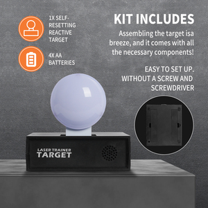 Laser thông minh Laser chụp Đồ chơi mô hình tự động phục hồi Flip-up trở lại mục tiêu đào tạo nhựa mục tiêu - Product Image 6