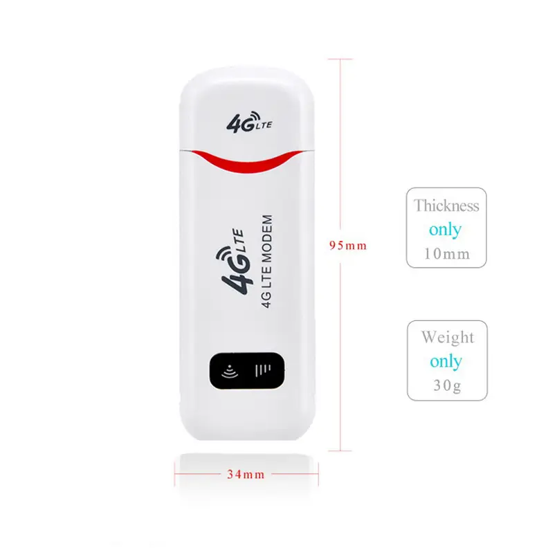 Dongle 4G LTE para teléfono móvil, adaptador de red con WIFI, USB, tarjeta de red, LTE, 150Mbps
