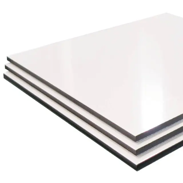 Panel komposit aluminium berlapis PVDF dinding kertas ACM kualitas tinggi 4mm