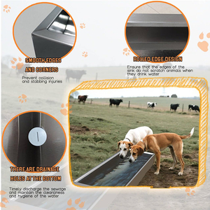 Jh-mech chăn nuôi máng nước động vật thép carbon lớn hơn tự động waterer động vật trung chuyển dê cho gia súc ngựa lợn lợn - Product Image 2