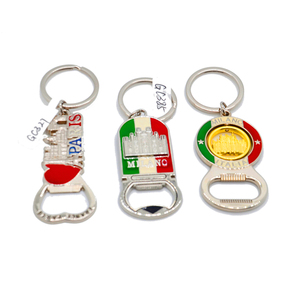 工厂促销金属钥匙扣定制标志多工具速度开瓶器钥匙扣 - Product Image 4