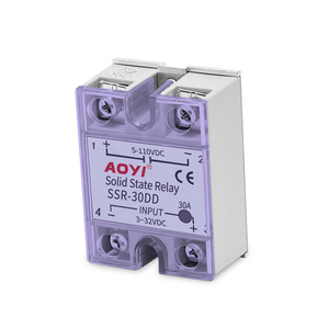 Relè a stato solido cc SSR-30DD monofase controllo cc - Product Image 1