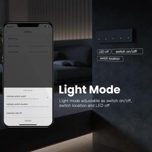 Tuya Smart WiFi New <strong>Star</strong> Ring Series 3 <strong>Way</strong>/Single Pole Push Button Light Switch Control Voice Control by Alexa Google Home