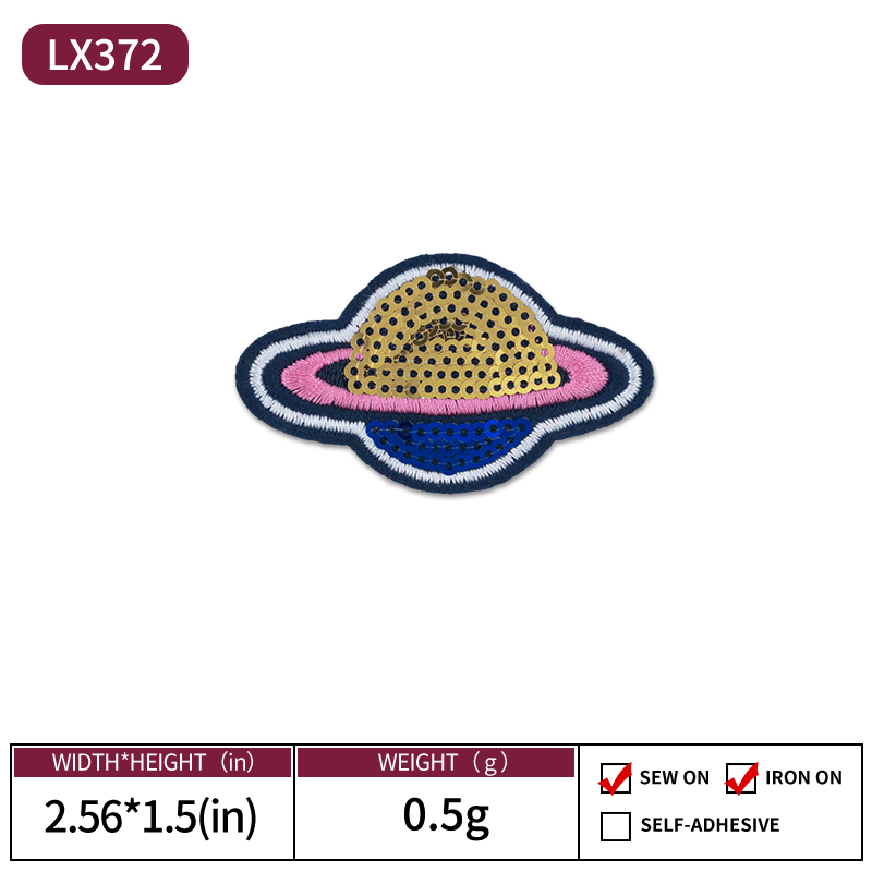 LX372 planète rose bleu