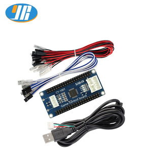 Chip controlador de juego Arcade, tipo empujador de monedas DIY para consola de juegos Arcade, compatible con PC PC360, interruptor Android, Raspberry Pi