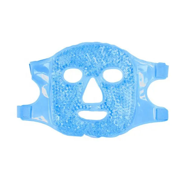 Masque facial en perles de gel réutilisables personnalisées, compresse chaude et froide, congélateur, masque pour les yeux pour le visage, SPA, soins de la peau