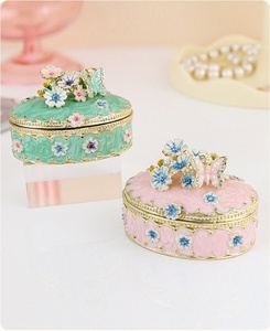 подарков и металлических поделок маленькие шкатулки для ювелирных изделий для рождественских модных подарков - Product Image 4