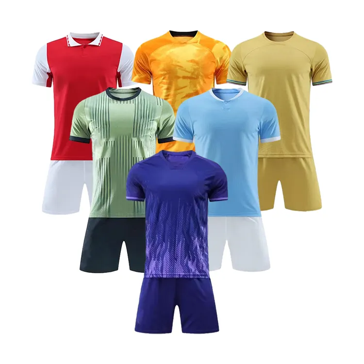 Großhandel Blank Trikots Thai Qualität Kaufen Sie Fußball trikots online Quick Dry Kaufen Sie Fußball trikots online