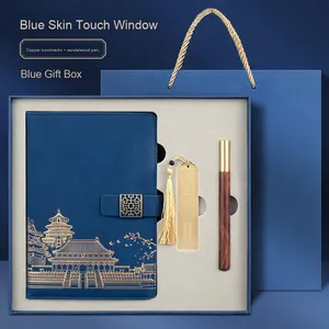 Tùy Chỉnh Cấm Thành Phố Phong Cách Hộp Quà Tặng Đẹp 0.5 Mm Kim Loại Xu Hướng Quốc Gia Máy Tính Xách Tay Thiết Lập Bút Bi Cho Giáo Viên Của - Product Image 6