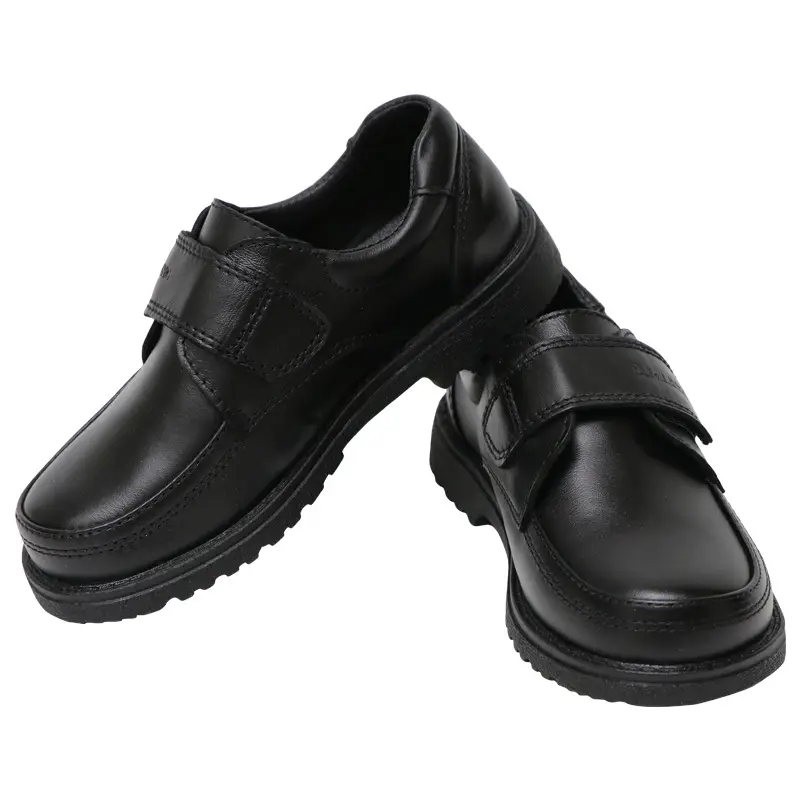 맞춤형 새로운 브랜드 블랙 학교 신발 학생 학교 신발 소년 어린이 드레스 캐주얼 신발