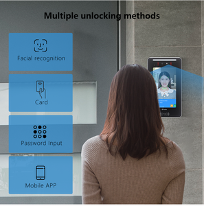 Control DE ACCESO biométrico Sistema de intercomunicación de teléfono de puerta montado en la pared Sistema de intercomunicación de habitación a habitación - Product Image 3