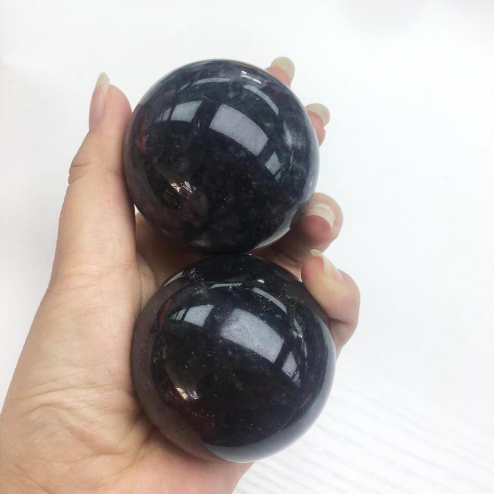 Sfera di quarzo cristallo di giada qinghua nera