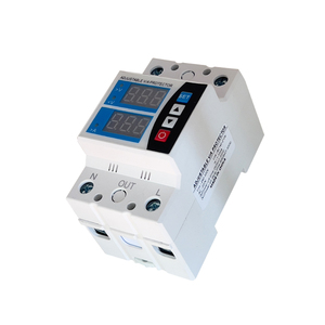 Protector de corriente de sobre y bajo voltaje 220 63A 80A 100A V voltaje de protector VA ajustable - Product Image 3