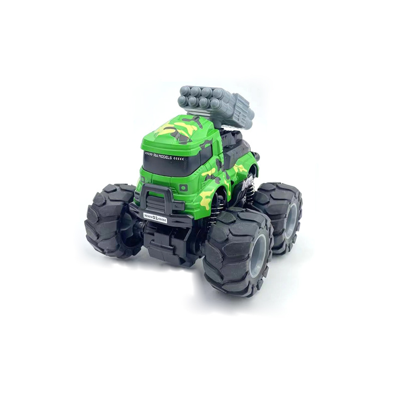 Camion lance-missiles intercontinentaux Bigfoot, version vert camouflage.