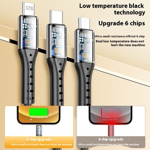 แจ็กเก็ตไนล่อนถักแบบสามในตัวเดียวสำหรับ Apple และ Huawei สำหรับอุปกรณ์ Type-C - Product Image 2