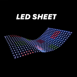 5 В 12 В волшебный светодиодный лист Rgb размер 80x80 мм 160x160 мм 80x320 мм гибкий RGB светодиодный пиксельный лист адресуемый для экранного программирования - Product Image 5