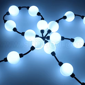 SHIJI <strong>LED</strong> 3D Video Curtain <strong>String</strong> Rgb <strong>LED</strong> Ball Lights DJ <strong>DMX</strong> Stage Light Strip Lighting - Product Image 4