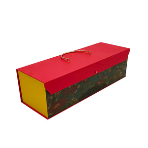 工厂豪华装饰红酒瓶包装礼品盒硬纸板磁性酒盒 - Product Image 5