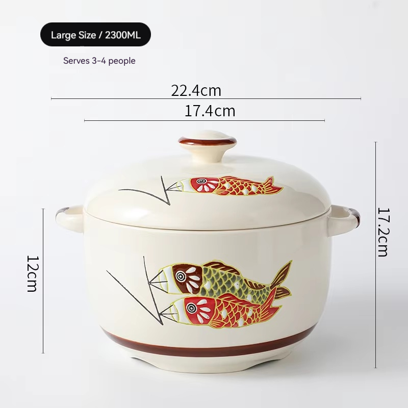 2300 ml de poisson coloré