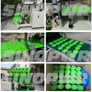 Máy tạo hình chân không nhựa PVC hoàn toàn tự động mới được thiết kế đặc biệt cho nắp cốc cà phê bao gồm máy thermoforming - Product Image 3