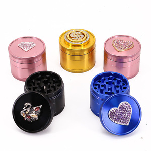 Hot-Bán Hiện Đại 50/63Mm Hợp Kim Nhôm Thảo Mộc Máy Xay Kim Cương-nạm Mới Nhẹ Hơn & Cho Hút Phụ Kiện - Product Image 5