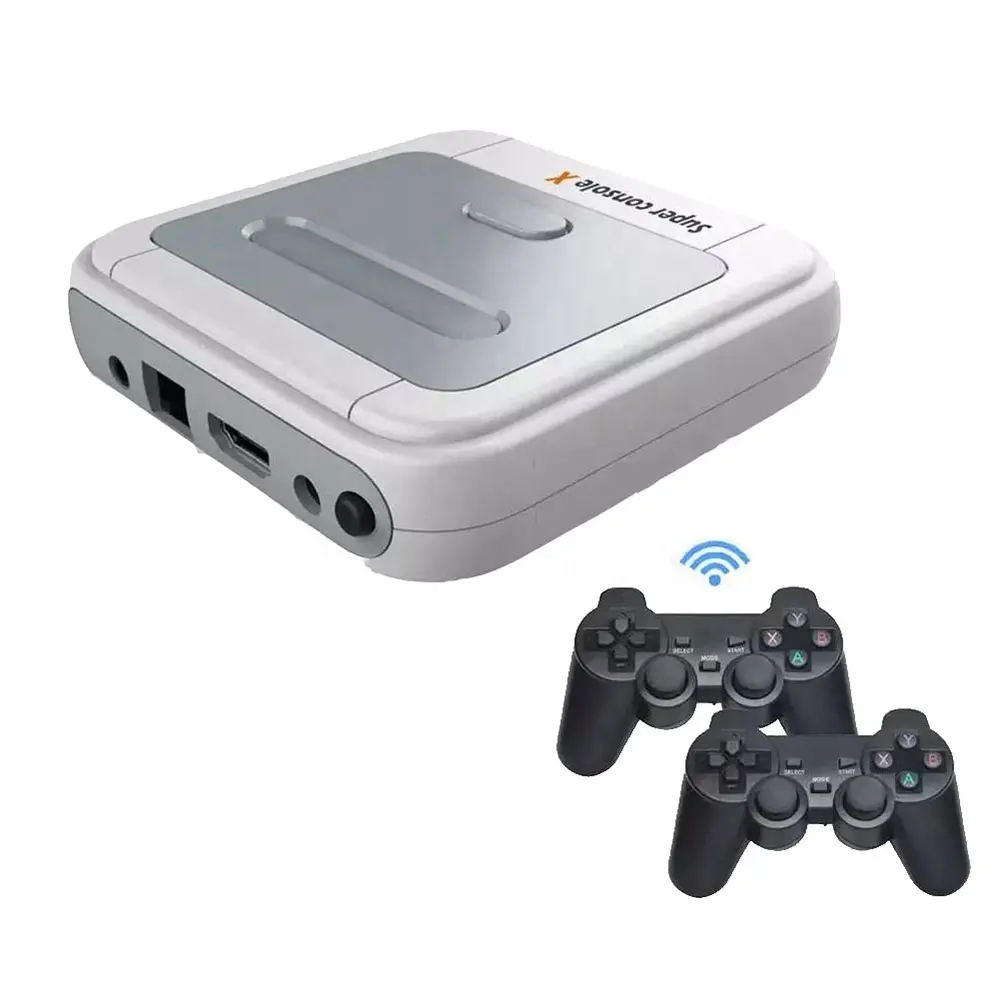 X Pro 80 + Emulator 50000 + เกมย้อนยุคมินิทีวีกล่องเครื่องเล่นวิดีโอเกมสำหรับ PS1/N64 /Dc