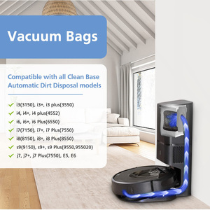 IRobots Roombas i7 i7 i3 i3 i4 i4 i6 i6 i8 i8/Plus e5 e6 e7s9クリーンベース掃除機部品の廃棄交換バッグ