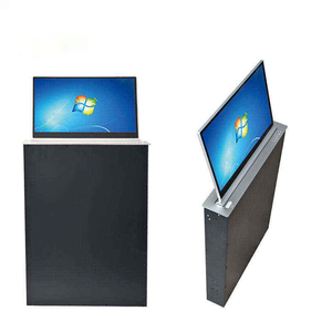 High Quality Super Slim Touch Screen Motorized <strong>LCD</strong> <strong>Monitor</strong> with Audio Lift for Conference Room <strong>Video</strong> System - Product Image 1