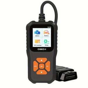 Lector de código de escáner de coche V318 de 12V y herramienta de escaneo de diagnóstico en 10 idiomas Producto de alta eficiencia - Product Image 1