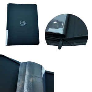 16 כיס פו רוכסן binder כפול כרטיס פרמיה דו צדדי עבור אלבום אוסף כרטיס ביקור אוסף כרטיס ביקור - Product Image 6