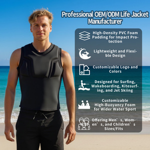 للبيع بالجملة من النيوبرين PWC CE معتمد بشعار مخصص بسحاب كامل أمامي للبالغين لركوب الأمواج والتزلج - Product Image 2