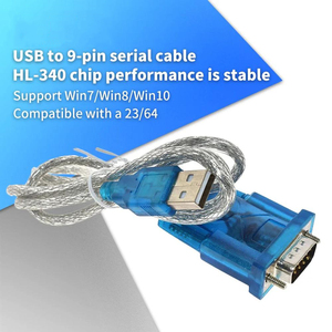 HL-340 <strong>USB</strong> <strong>to</strong> <strong>RS232</strong> <strong>COM</strong> <strong>Port</strong> <strong>Serial</strong> PDA 9 pin DB9 Cable Adapter support Windows7 64