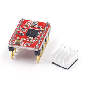 Elettronica-A4988 scheda Driver del modulo del motore del motore Stepper con dissipatore di calore - Product Image 1