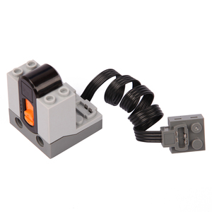 Juego de bloques de construcción modelo Eletronic V2 para niños, juguete de construcción con mando a distancia, funciones eléctricas, receptor remoto IR, modelo n. ° 8884