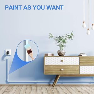 Dễ Dàng Cài Đặt Trong Tường Tự Dính Dây Hider Quản Lý Cáp Bộ Dụng Cụ Cho Dây Nhỏ Raceway Cáp Che Khuyết Điểm Điện Tử Tổ Chức - Product Image 6