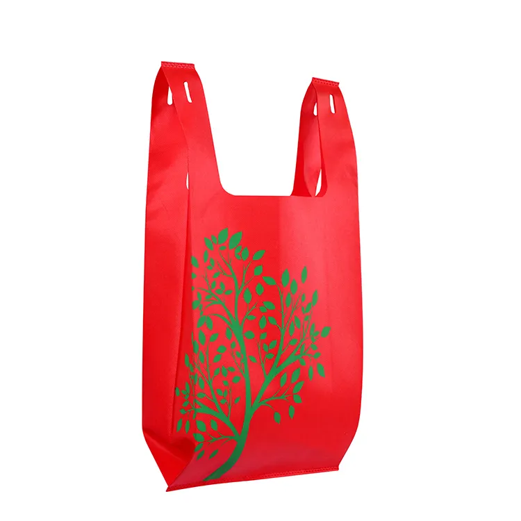 cheap price custom full color printing widely used fabric gift bag