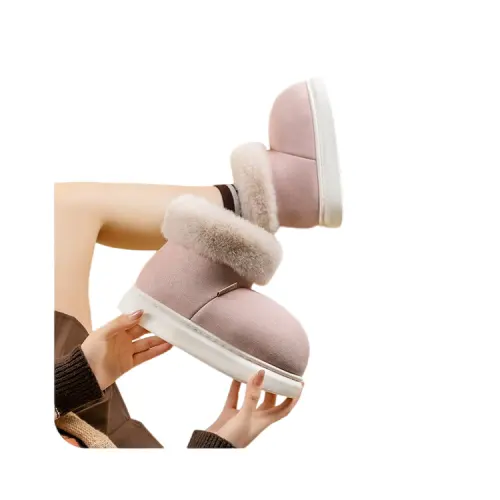 Fabricante profesional al por mayor de invierno al aire libre de moda impermeable botas de nieve zapatos para las mujeres