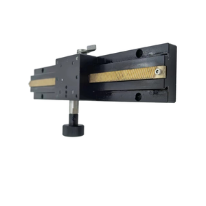 手動リニアステージXYZ軸60 * 60X DovetailマイクロメーターCNCエンジン新条件セール-リニアガイドブロックレールLWX25-L100 - Product Image 1