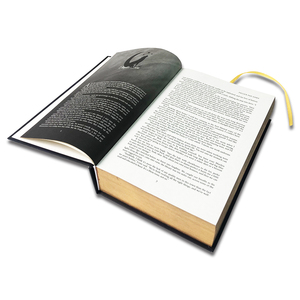 Talep üzerine özelleştirilmiş notebooklar tam renkli romanlar kitap ciltli kitap baskı boyalı püskürtülür kenar - Product Image 5
