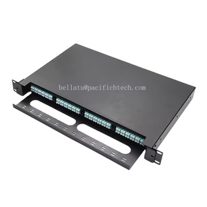 MPO/MTP Fibra óptica Patch Panel Frame Rack Mount MPO Cassette Module 1U 19 pulgadas 8 ~ 288 Core - Product Image 2