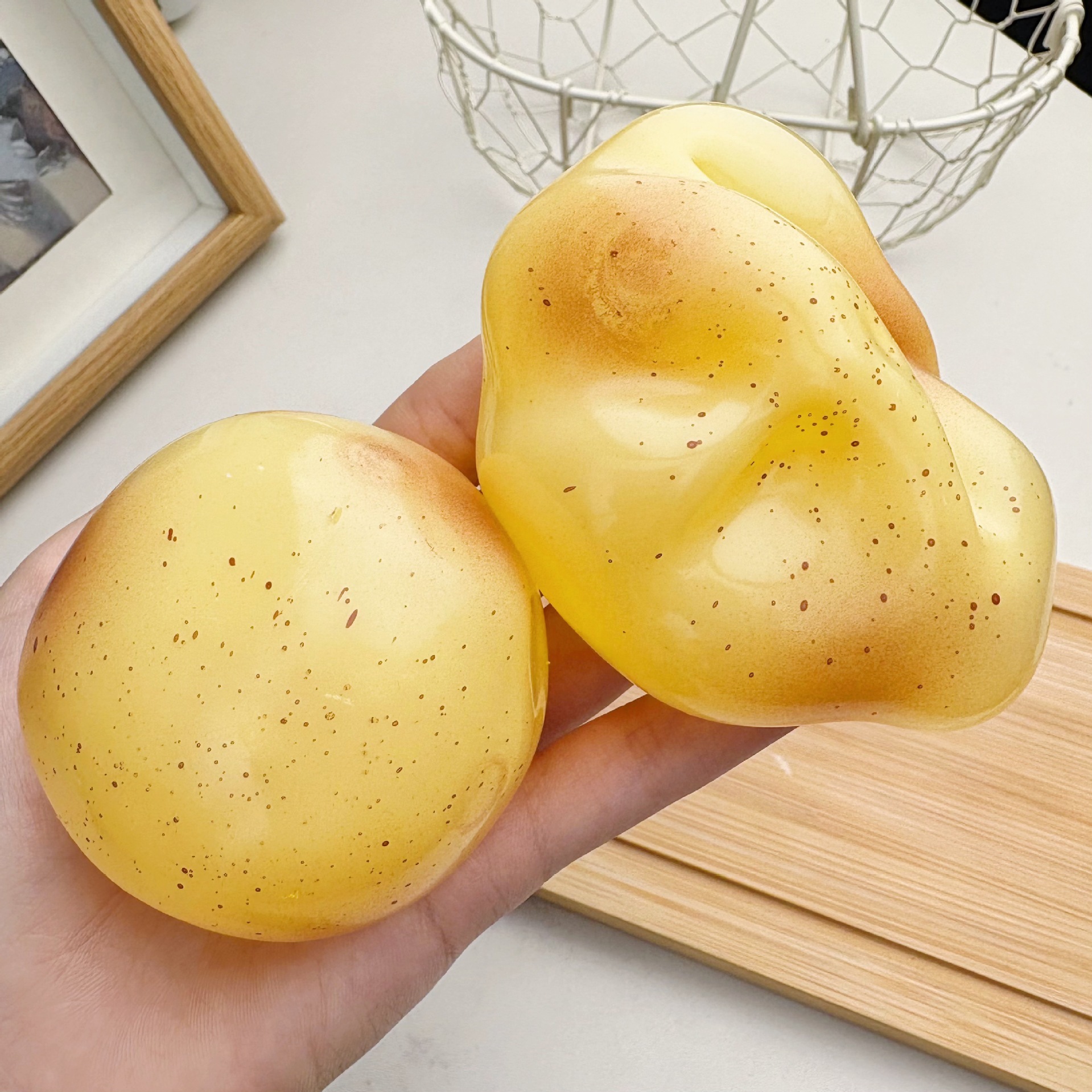 Pommes de terre à l'huile de coco de 6 cm