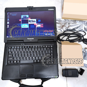 CF53 laptop truck diagnostic <strong>programming</strong> tool for MAN T427 CATS III T200 FULL SYSTEM man-cats t427 with smart card+key dongle - Product Image 1