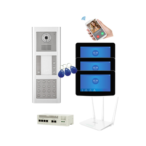 3 Apartment Password Unlock Waterproof <strong>TCP</strong> IP <strong>Video</strong> Door Phone POE <strong>Intercom</strong> <strong>System</strong> for Multi Apartments Building