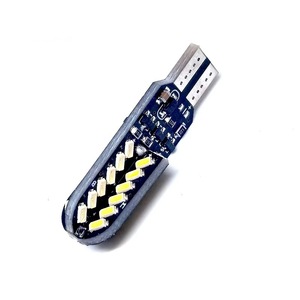 Bao yeni araba LED küçük ışık T10-3014-48 plaka işık at yarışı tri-renk dönen flaş genişliği gösterge ışığı yüksek - Product Image 2