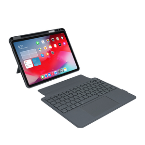 11インチiPadAir M2iPadリチウム電池USB-Cポートキックスタンド7 RGB用トラックパッド付きOEM/ODM取り外し可能<span class=keywords><strong>Bluetooth</strong></span>キーボードカバー