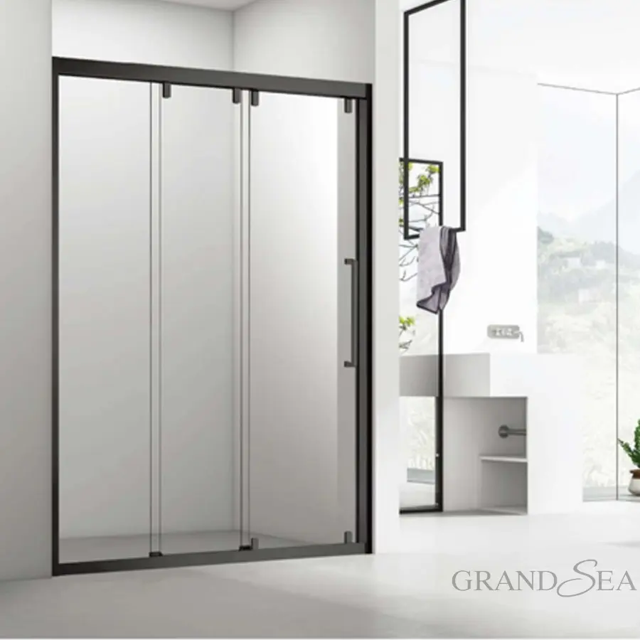 3 Panel Geser Standard Desain Pintu dengan Tinggi Aksesori