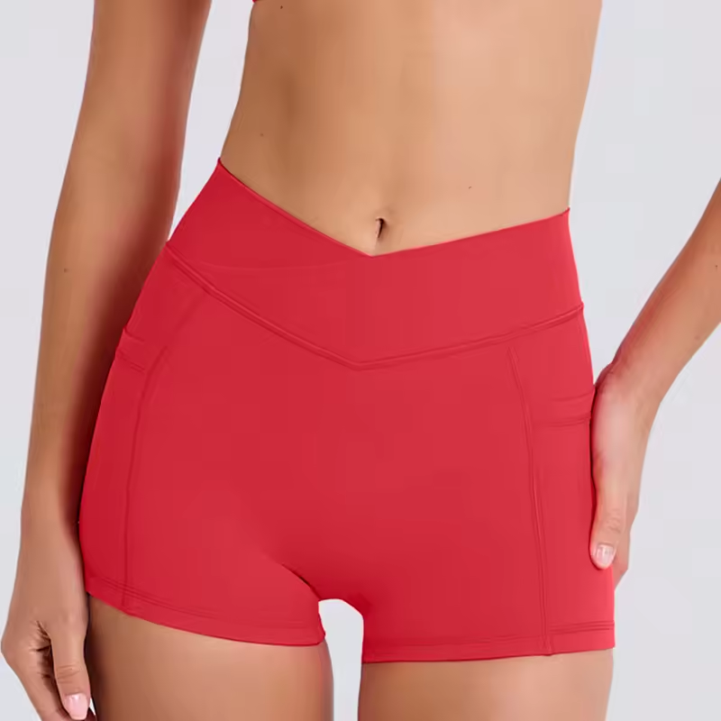 Red shorts